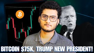 BITCOIN NEW ATH 756K TRUMP TAKES LEAD  Crypto Market Update [upl. by Varhol157]