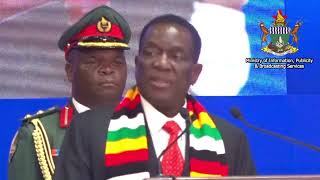 President Emmerson Mnangagwa speaks as he officially opens the SADC Industrialisation Week in Harare [upl. by Ysle]