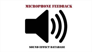 Microphone Feedback Sound Effect [upl. by Alamak]