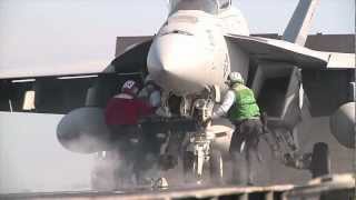 USS Enterprise CVN65 Flight Operations in the Med Pt 1 [upl. by Toombs]