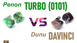 Penon Turbo 0101 vs Dunu DaVinci [upl. by Ainoek]