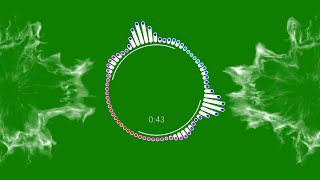 Green Screen Circle Audio Spectrum Visualizer  Smoke Audio Spectrum Visualizer Green Screen 2020 [upl. by Wonacott635]