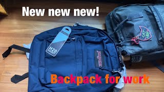 Unboxing my new Jansport backpack [upl. by Spain]