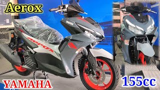 New Yamaha Aerox 155 VVA BS7 2023 Model Review🛵  Yamaha Aerox 155 On Road Price Top Speed Mileage [upl. by Ymac]