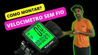 Como montar um velocímetro digital sem fio [upl. by Nahtnanhoj]