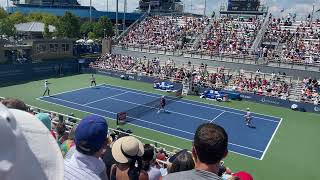 KyrgiosKokkinakis RamSalisbury 1 Highlights Cincinnati KYRGIOS RACQUET SMASH  247 [upl. by Nnav]