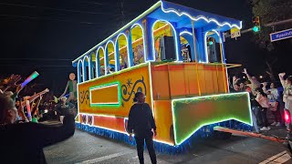 Mardi Gras parade Southdowns Baton Rouge Louisiana [upl. by Polard]