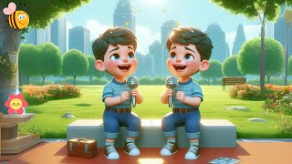 🔴 Surprise The Twins Are Singing a Fun New Song  Nursery Rhymes amp Kids Songs [upl. by Rena]