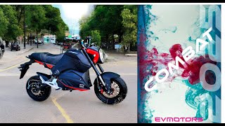 MOTO ELECTRICA COMBAT 2025 BY EVMOTORS [upl. by Schaaff]