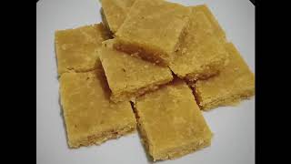 Quick and Easy Burfi  Gram Flour burfi Recipe  Sweet Burfi [upl. by Lleuqram]