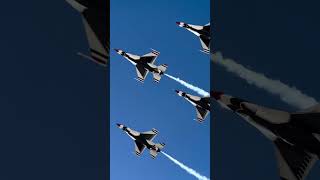 Thunderbirds Flyover Las Vegas 🎥 altitudeslugs allaroundvegas [upl. by Lanahtan]