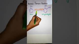 Reimer Tiemann reaction Name reaction of phenol chemistryshortsorganicchemistrynamereaction [upl. by Fabio]