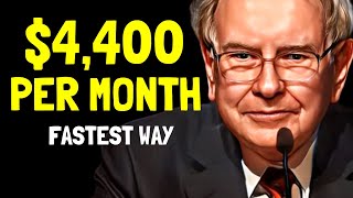 Warren Buffett The FASTEST Way To Living Off Dividends 4400month [upl. by Feucht757]