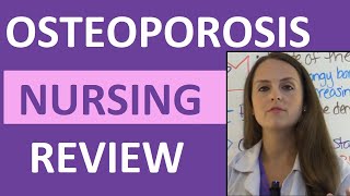 Osteoporosis Treatment Symptoms Pathophysiology Nursing Care NCLEX Lecture [upl. by Carl]