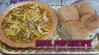 USAL PAV RECIPE  MUMBAI STREET STYLE USAL PAV RECIPE [upl. by Lobiv]