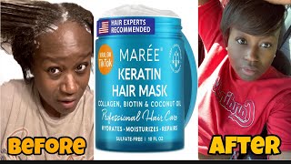 THE HEST HAIR MASK MAREE KERATIN HAIR MASK REVIEW [upl. by Einram]