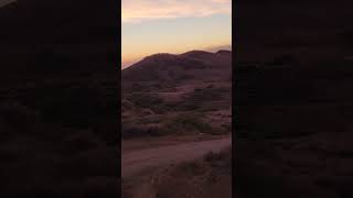 Sundown View From Rancho Potrero on Wednesday November 6th with Mountain Fire in Backdrop [upl. by Anikal]