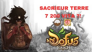 DOFUS TOUCH  SACRIEUR TERRE AVEC 7200 VITA  😱 PRÉSENTATION  KOLIZEUM [upl. by Mientao420]