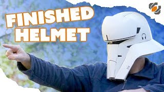 Finishing the 3D Printed Tank Trooper Helmet  Budget 3D Printer [upl. by Aicatan444]