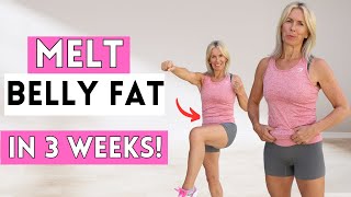 Lose Belly Fat in 12 Mins With No Equipment  Low Impact Routine [upl. by Kira]