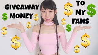 Closed  Money Giveaway To My Viewers  Ft Kawaii Amino [upl. by Myrvyn]