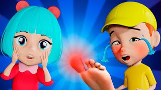 The Boo Boo Song  Kids Songs and Nursery Rhymes  Lights Kids 3D [upl. by Alice783]