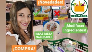 Novedades compra y cambios de productos de MERCADONA 🛒🛍️👌🏽Recetas y consejos para DIETA SALUDABLE [upl. by Mickey]