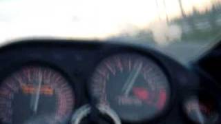 Top Speed ZZR 1100 295kph [upl. by Eisor]