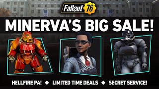 Fallout 76 Minerva BIG Sale Location  November 7th  11th [upl. by Petras420]