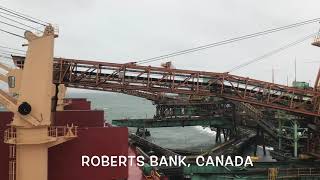 Loading Petcoke in Roberts Bank Canada  RTV [upl. by Buchbinder]