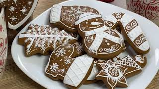 RECEPT NA VIANOČNÉ MEDOVNÍKY  chutné a mäkké medovníky  Easy Gingerbread Christmas Cookies Recipe [upl. by Bina]