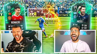 FIFA 22 C Ronaldo 99 vs Messi 99 Freistoß Battle 🔥🔥 Proownez vs Wakez Discard Challenge [upl. by Assela185]