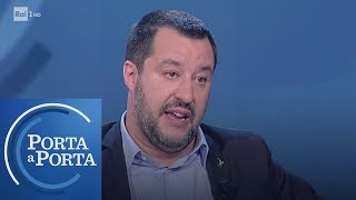 Matteo Salvini sullimmigrazione  Porta a porta 10012019 [upl. by Athal]