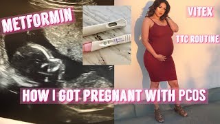 How i got pregnant with PCOS  PCOS TTC ROUTINE  PCOS PREGNANCY SUCCESS [upl. by Fischer]