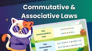 The Commutative and Associative Laws  Maths Angel [upl. by Gant]