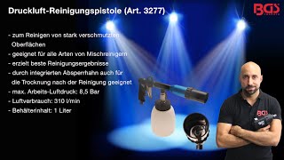 Tutorial DruckluftReinigungspistole Art 3277 [upl. by Zeni]