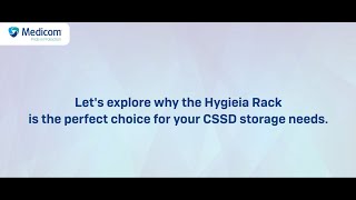 Medicom  Your Perfect Choice For Your CSSD Storage Needs  Hygieia Rack [upl. by Oilime]