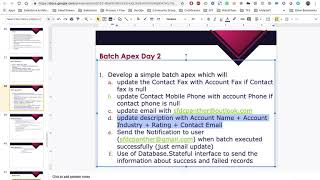 Salesforce Batch Apex Concepts to Implementations  Batch Apex Salesforce ApexBatch Salesforce [upl. by Katharina]