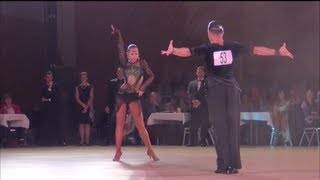 Luxembourg Open 2013  WO LAT  solo Samba  Yury Simachev amp Anastasia Klokotova [upl. by Illehs]