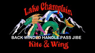 Back Winded to Handle Pass Jibe Wing Foiling video only [upl. by Meehahs299]