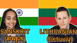 Similarities Between Sanskrit and Lithuanian [upl. by Lynd]