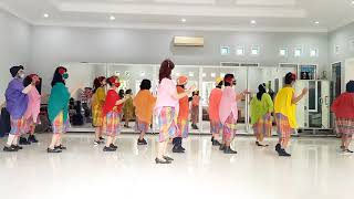 BULU ALAUNA TEMPE Line Dance Choreo by Yetti amp Makmur KPLDM [upl. by Tabitha]