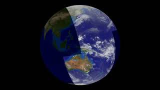 Polar Orbiting NOAA17 Satellite Coverage [upl. by Nive]