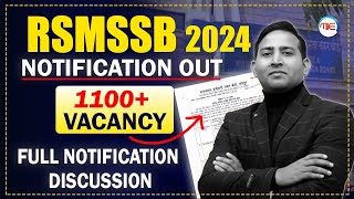 RSMSSB JEN 2024 Notification Out  1100 Vacancy 😍😍  RSMSSB JEN Recruitment 2024 by Rahul Sir [upl. by Elnora60]