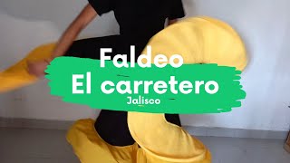 FALDEO EL CARRETERO JALISCO  FOLKLORE MEXICANO [upl. by Nidnerb]