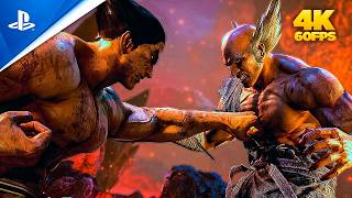 How Heihachi Mishima Died in the Tekken Saga  4K 60FPS PS5 [upl. by Athenian]