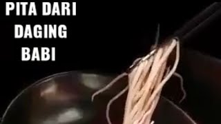 MENGERIKAN CACING PITA DAGING BABI TAK BISA MATI MESKI DIMASAK SUHU YANG PANAS [upl. by Arv307]