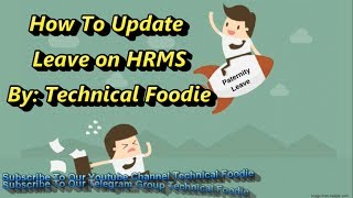 How To Add Leave Data on HRMS EHRMS Portal Part1 Only Leave Add Option Explain [upl. by Ybor]