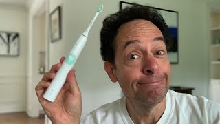 Philips Sonicare 4100 electric toothbrush review [upl. by Ynnaf]