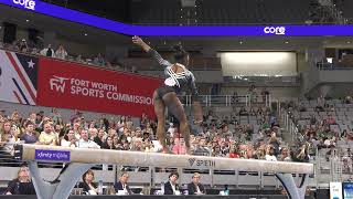 Simone Biles  Balance Beam  2024 Xfinity US Championships  Senior Women Session 2 Day 1 [upl. by Dihaz852]